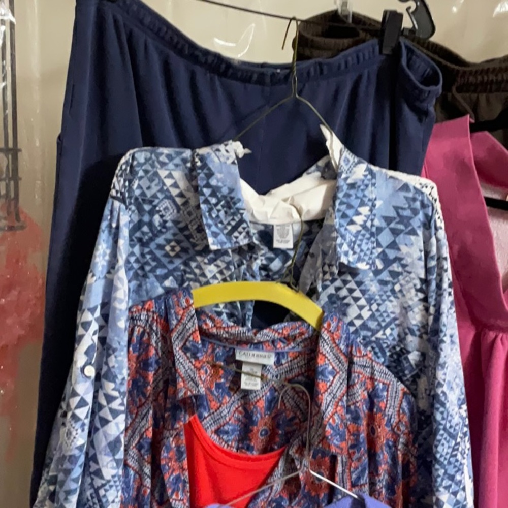 Blue fall wardrobe…..excellent condition……tanks not included